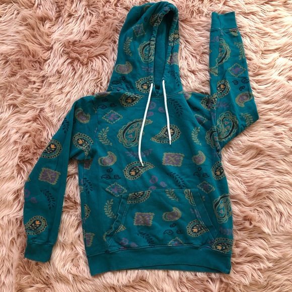 Character Hero Blue Green Hoodie - Picture 3 of 8